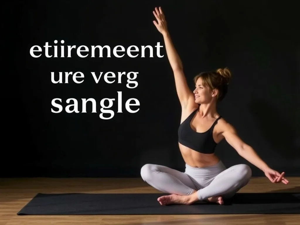 Une femme assise sur un tapis de yoga, une sangle passée autour de la plante du pied, jambe tendue vers le plafond, le dos droit