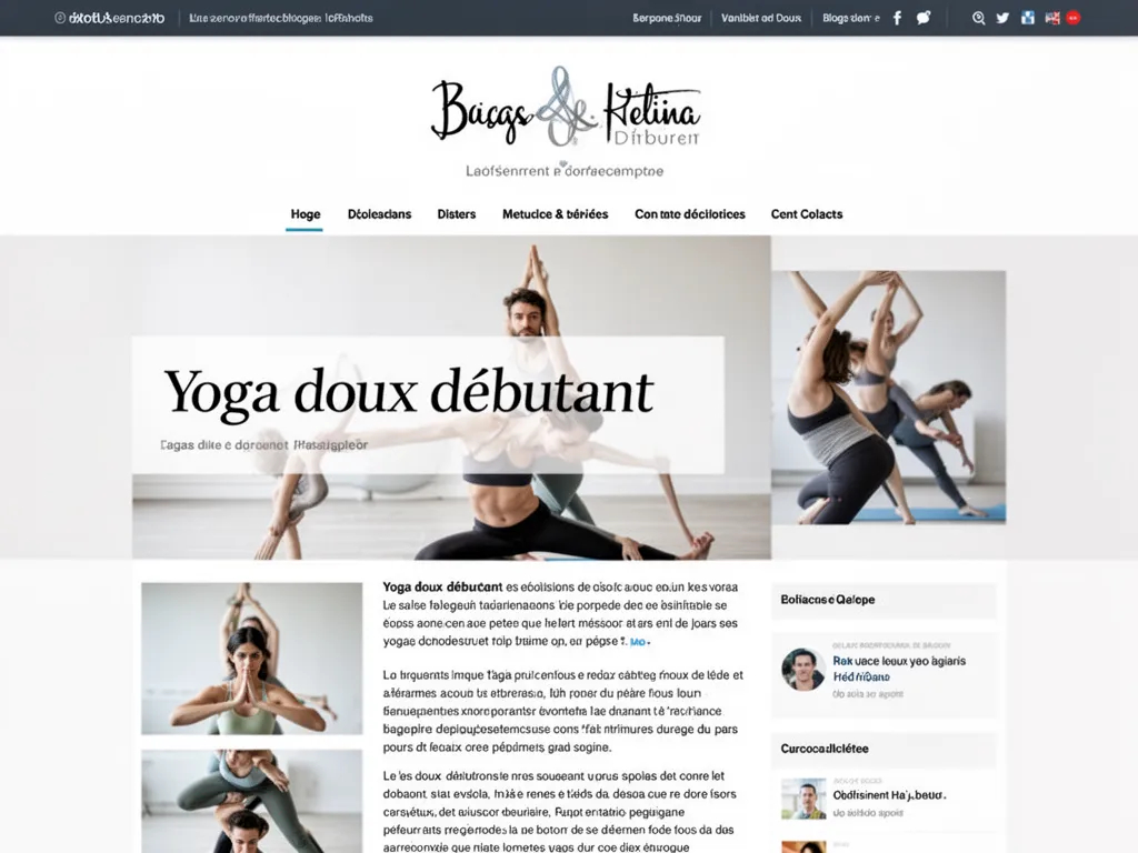 Yoga doux débutant : commencer sans pression et avec résultat