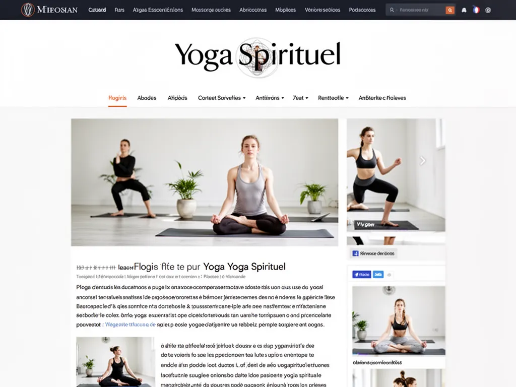 Yoga spirituel : relier corps, souffle et sens